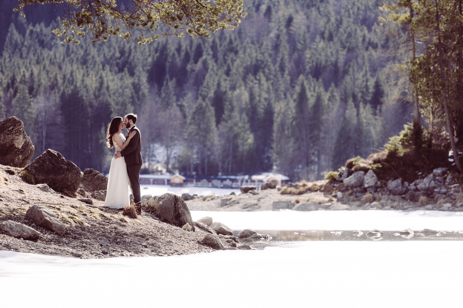 Elopement_Eibsee_Zugspitze_Hochzeitsfotografin_Garmisch_10