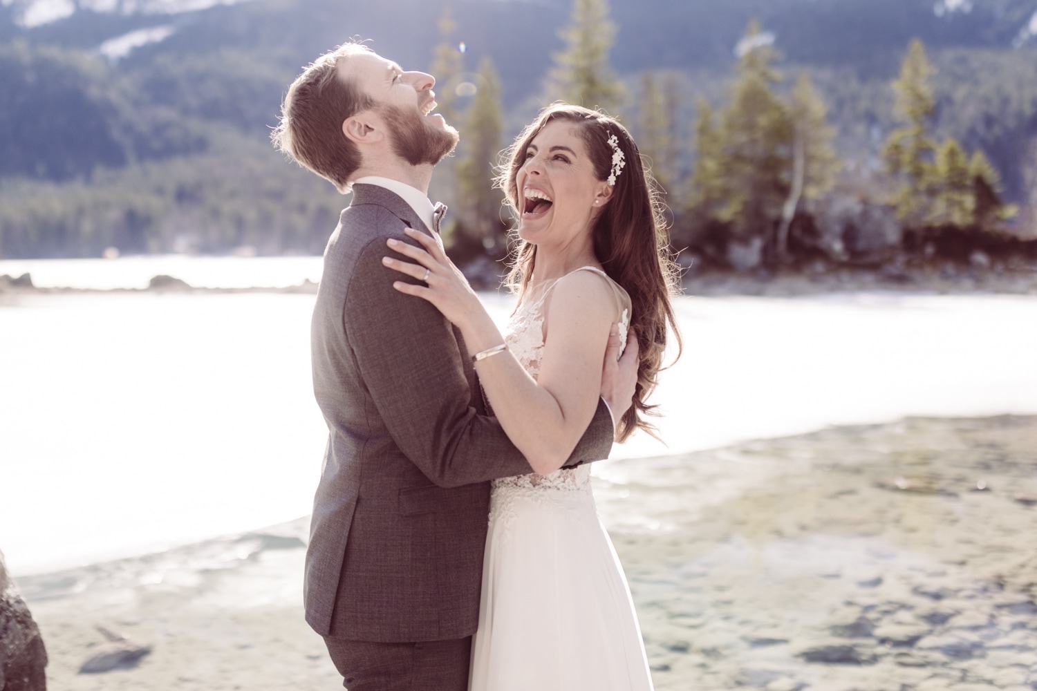 Elopement_Eibsee_Zugspitze_Hochzeitsfotografin_Garmisch_14