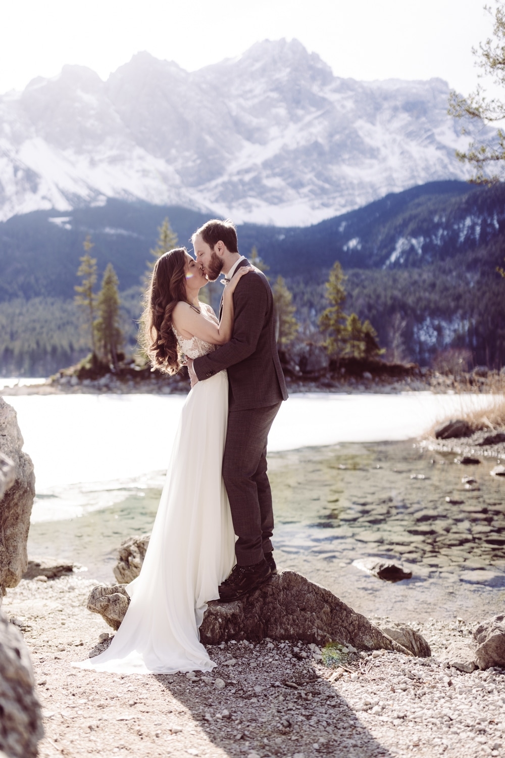 Elopement_Eibsee_Zugspitze_Hochzeitsfotografin_Garmisch_17