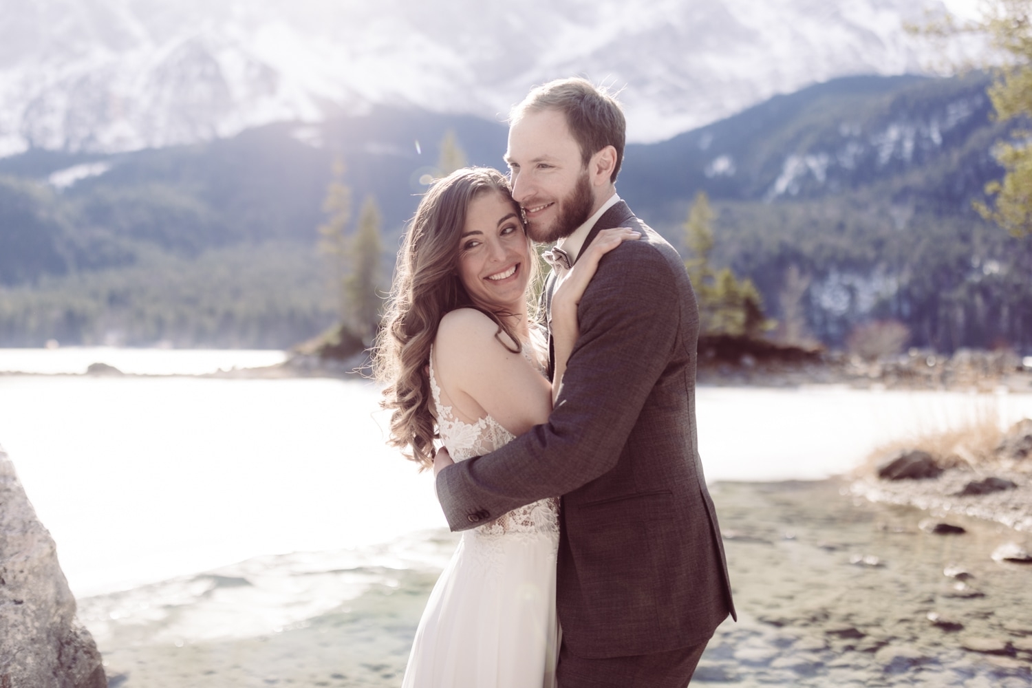 Elopement_Eibsee_Zugspitze_Hochzeitsfotografin_Garmisch_18