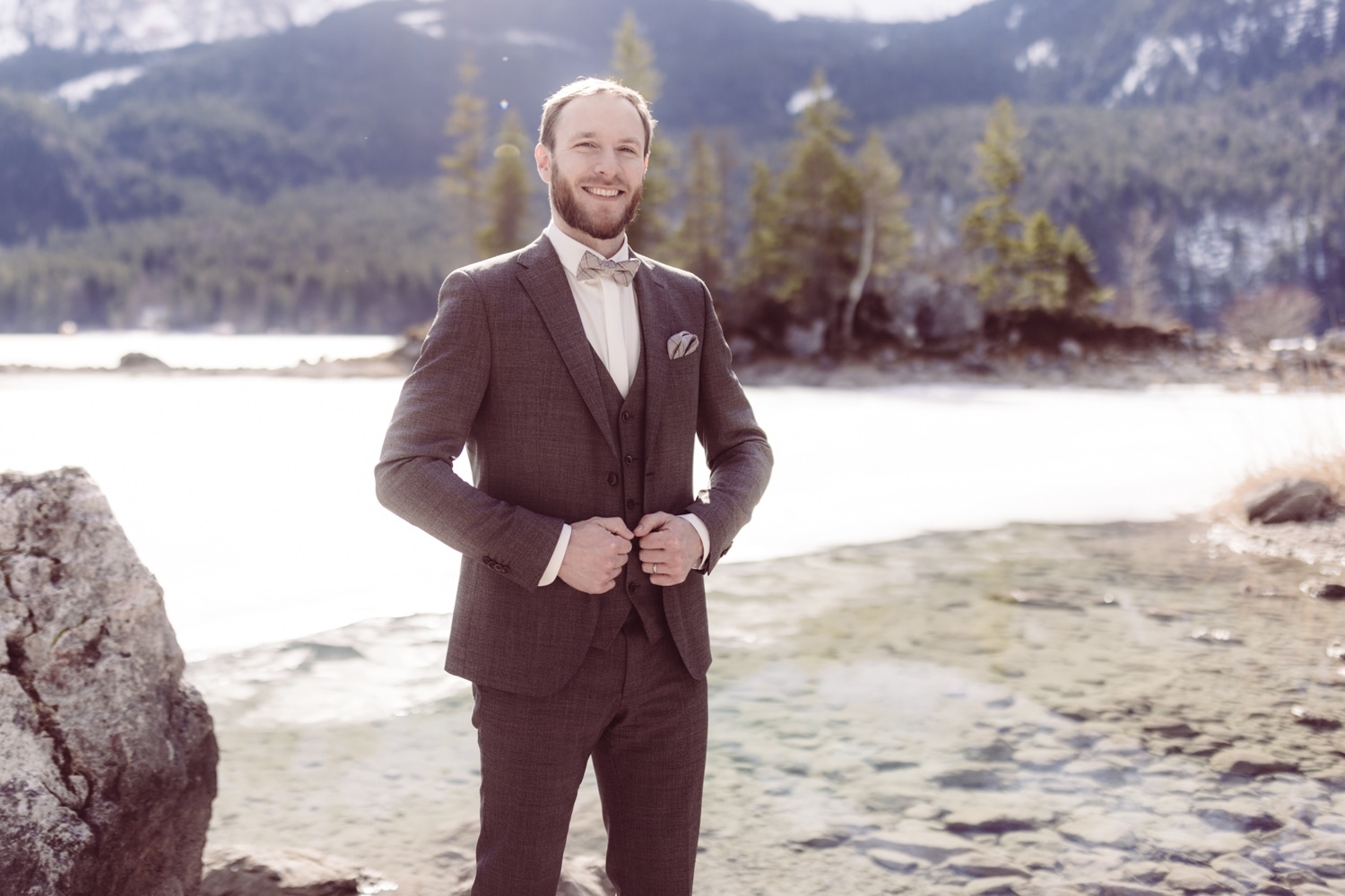 Elopement_Eibsee_Zugspitze_Hochzeitsfotografin_Garmisch_23