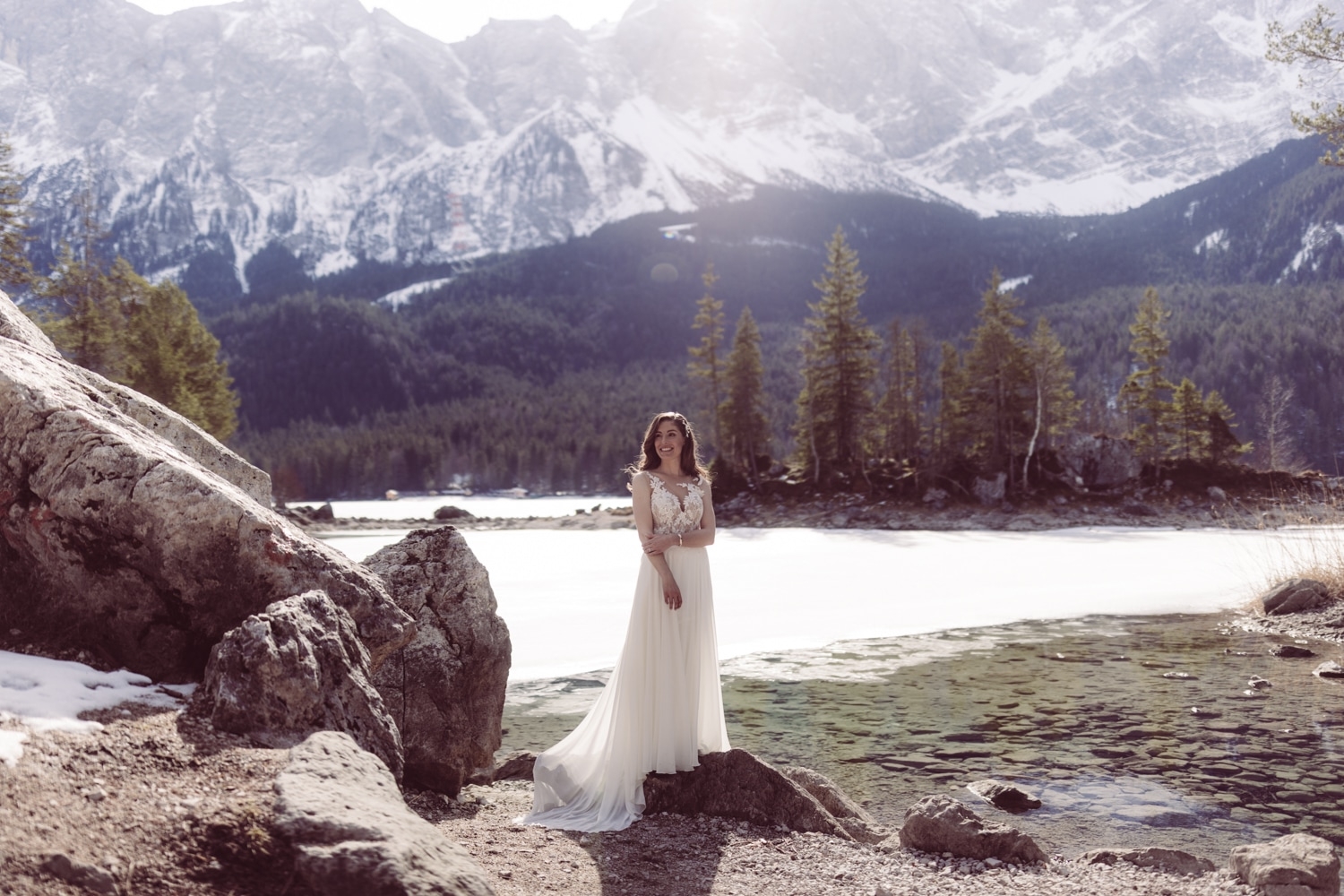 Elopement_Eibsee_Zugspitze_Hochzeitsfotografin_Garmisch_25