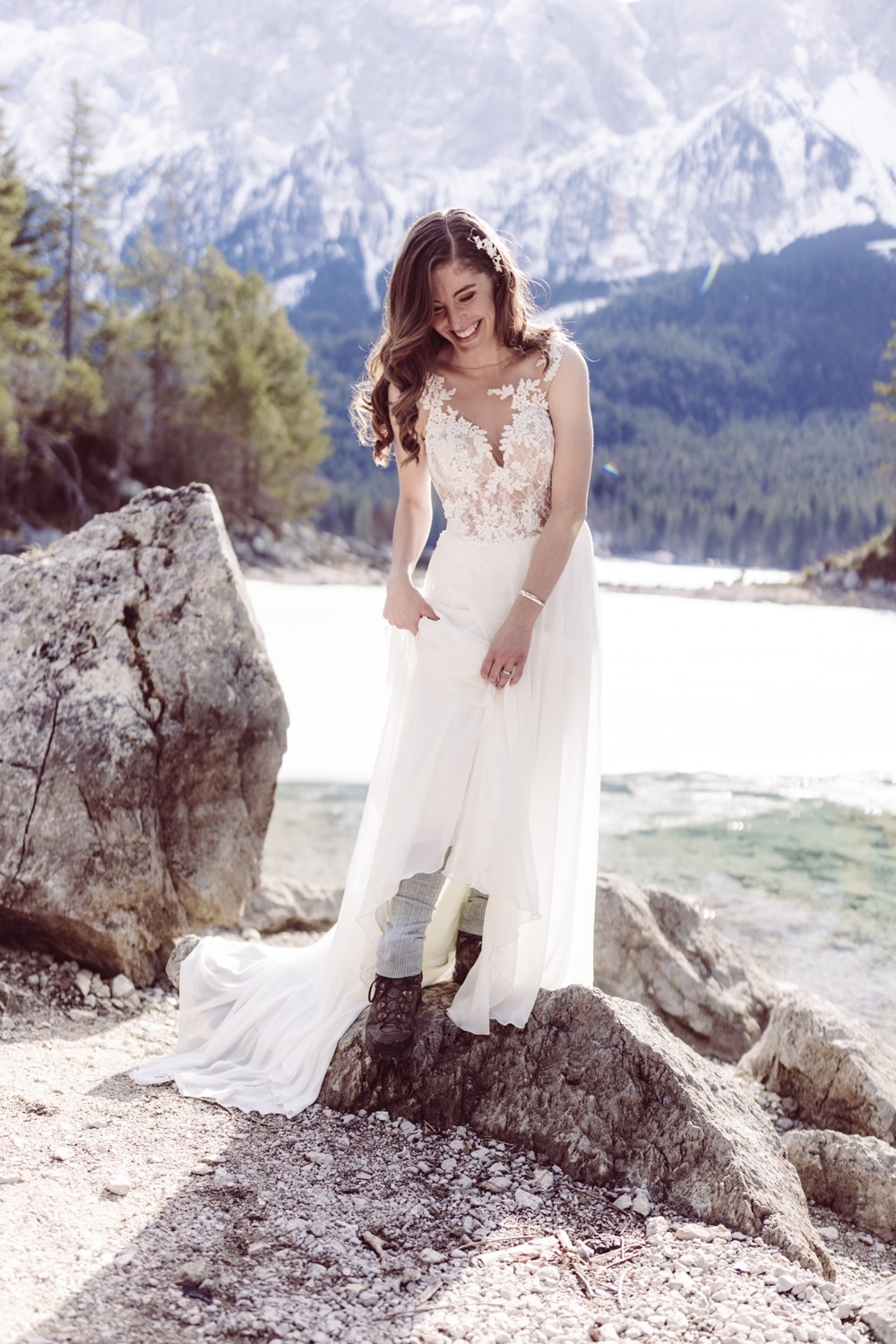 Elopement_Eibsee_Zugspitze_Hochzeitsfotografin_Garmisch_26
