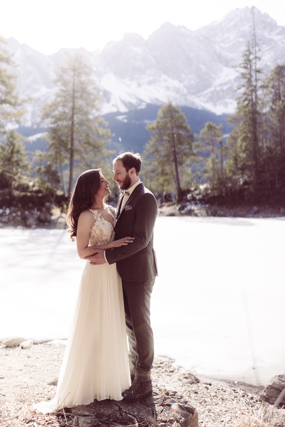 Elopement_Eibsee_Zugspitze_Hochzeitsfotografin_Garmisch_3