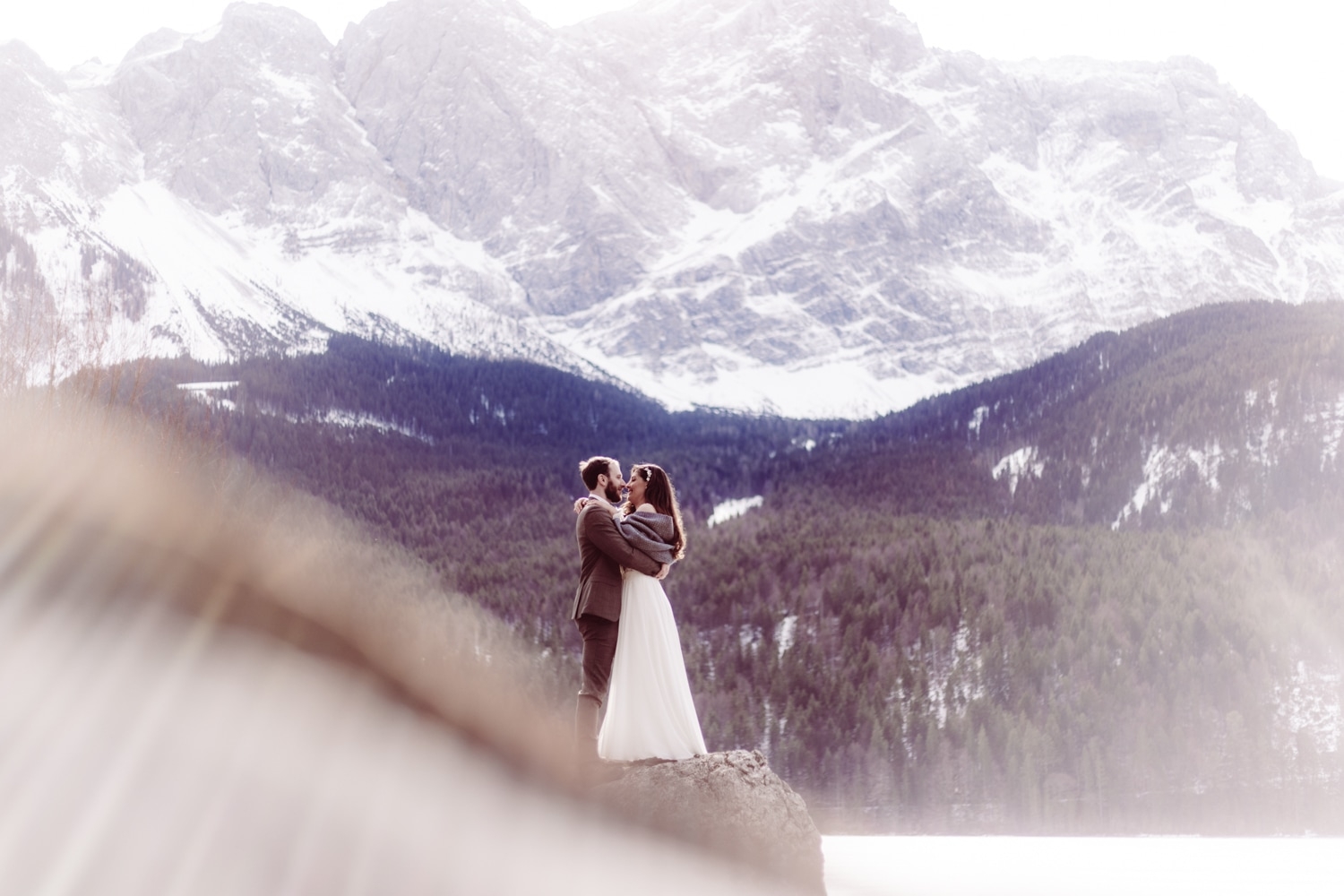 Elopement_Eibsee_Zugspitze_Hochzeitsfotografin_Garmisch_43