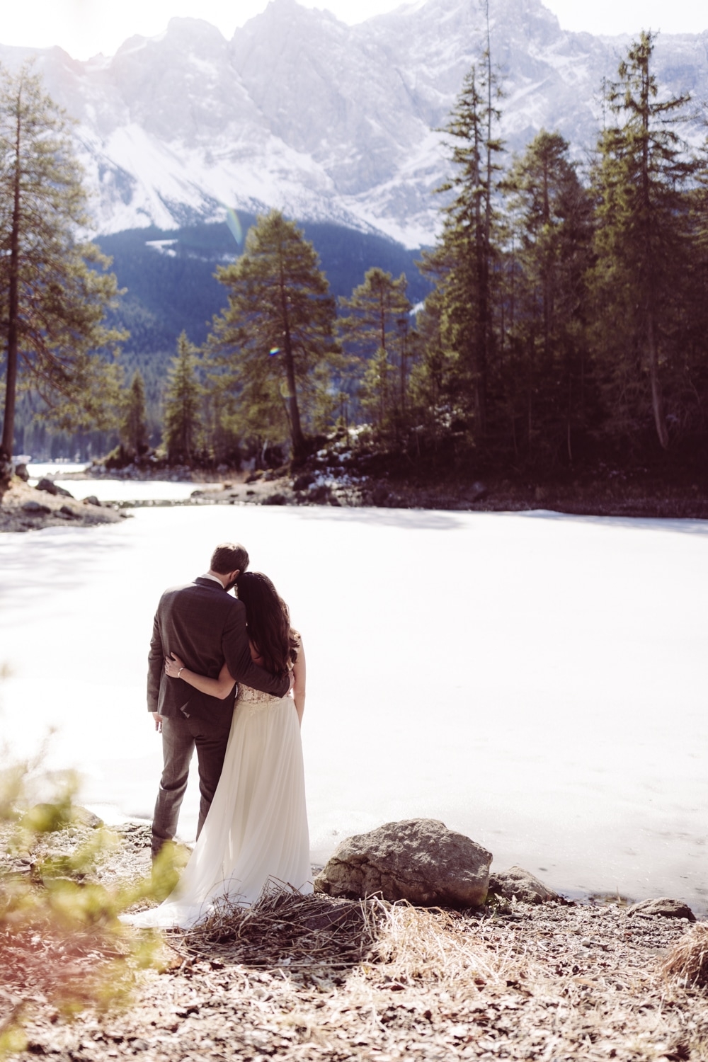 Elopement_Eibsee_Zugspitze_Hochzeitsfotografin_Garmisch_5