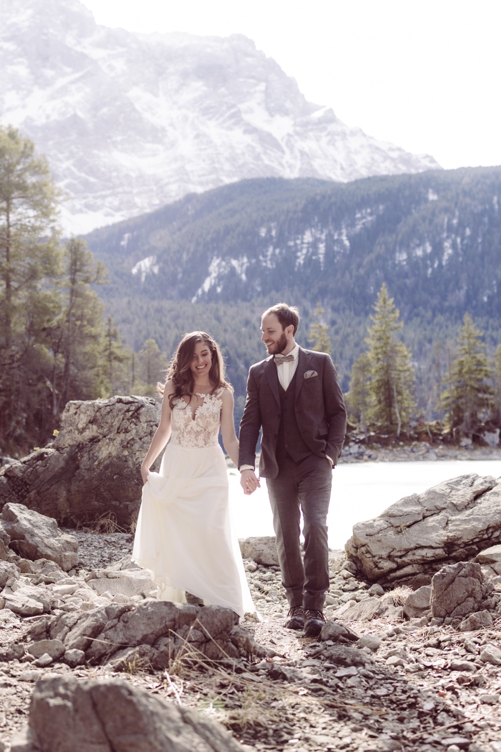 Elopement_Eibsee_Zugspitze_Hochzeitsfotografin_Garmisch_54
