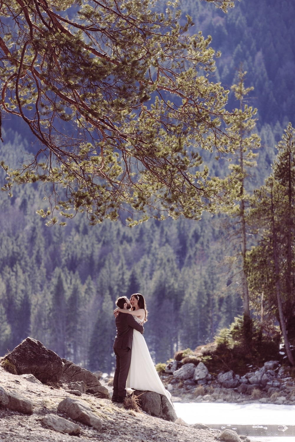 Elopement_Eibsee_Zugspitze_Hochzeitsfotografin_Garmisch_8