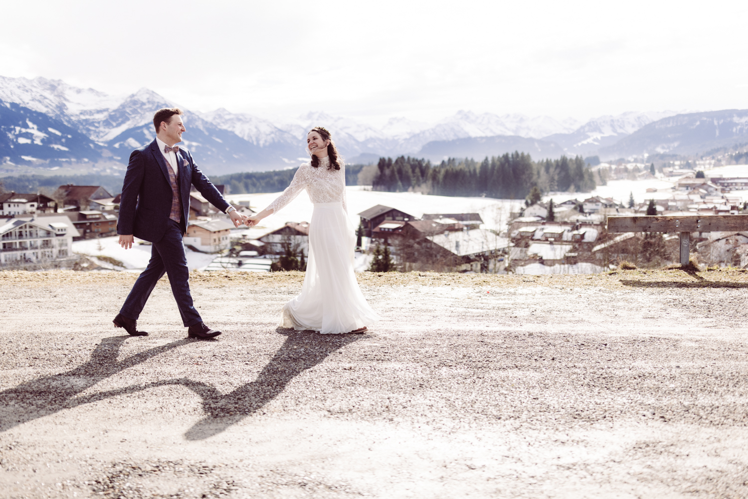 Berghochzeit Allgäu Hochzeitsfotografin
