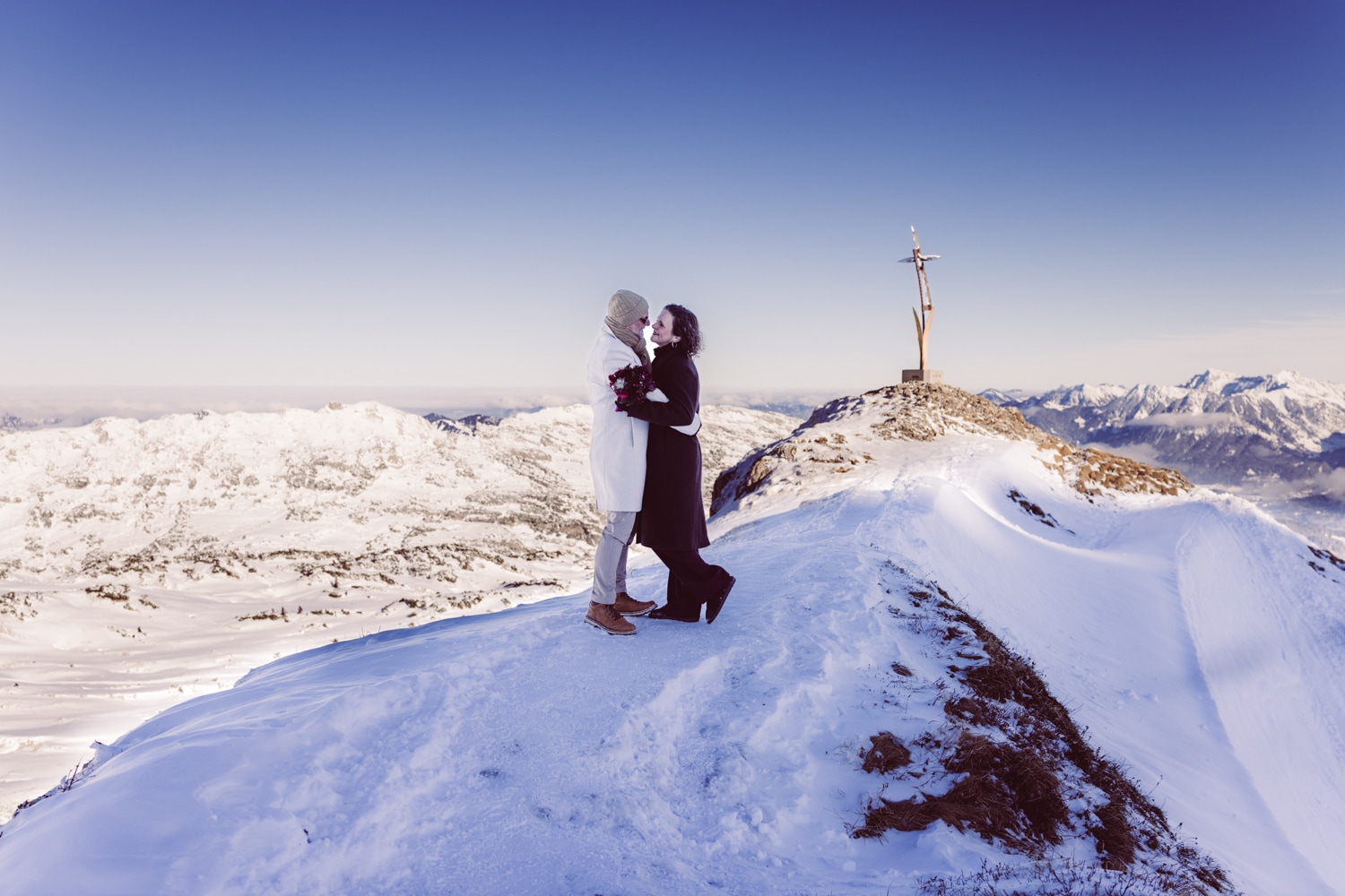 Hochzeitsfotografin Abenteuerhochzeit Kleinwalsertal